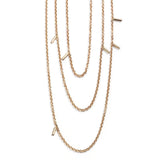 Burato CYLINDER GOLD NECKLACE MOD Jewellery