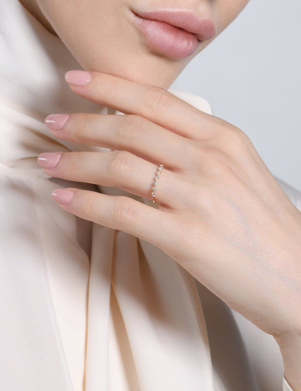 Burato WHITE DIAMONDS RING MOD Jewellery