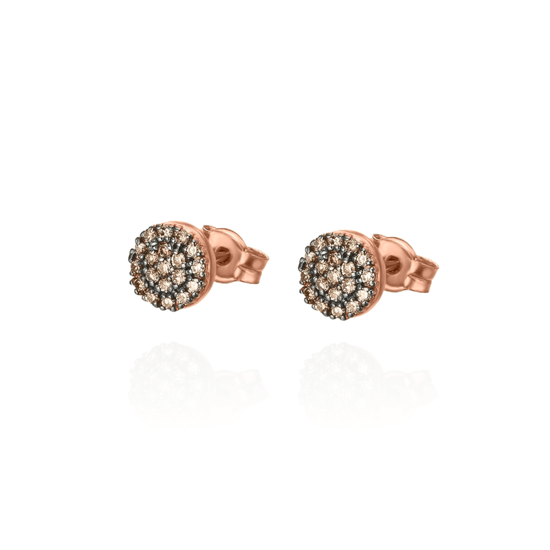 Goldstock Brown Diamonds Earrings MOD Jewellery