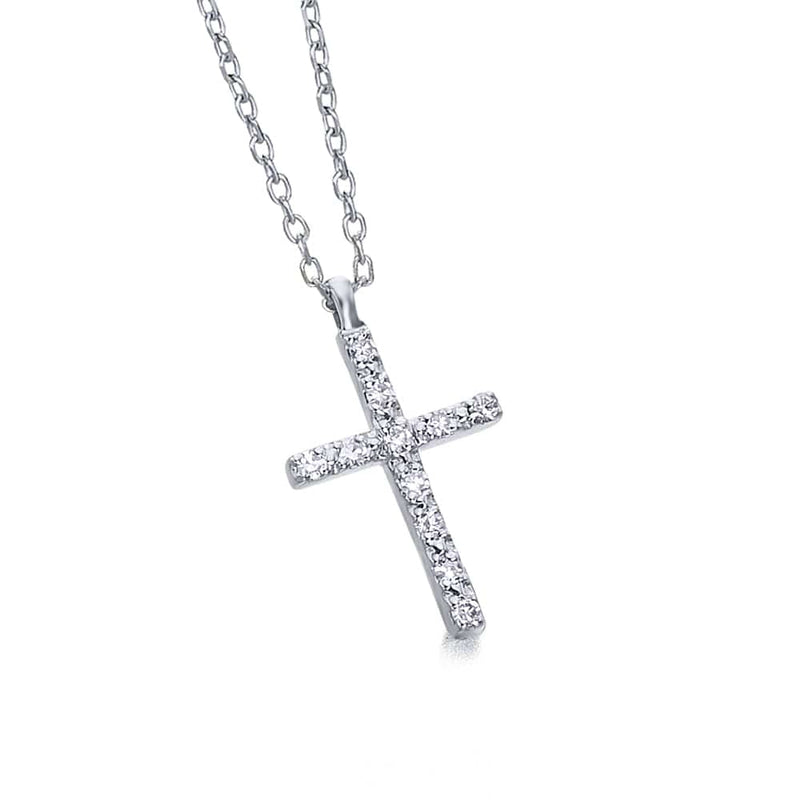 Goldstock Diamond Cross Necklace MOD Jewellery