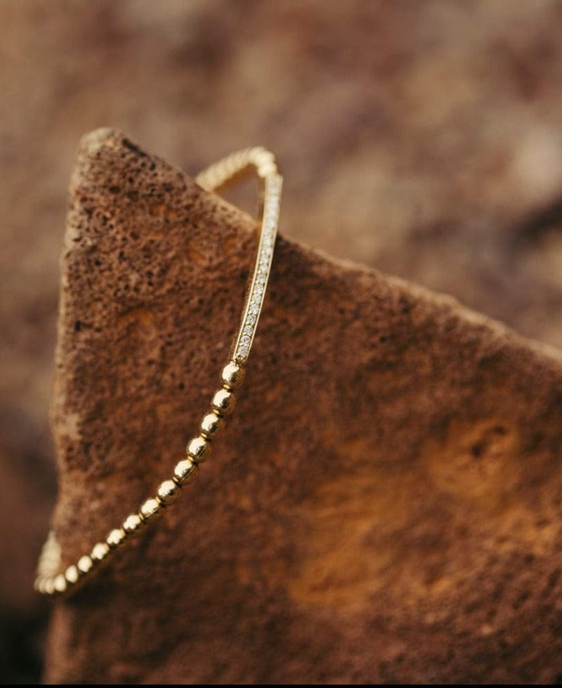 Goldstock Diamond Line Flexi Bracelet MOD Jewellery