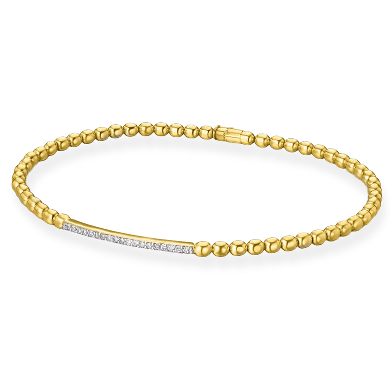 Goldstock Diamond Line Flexi Bracelet MOD Jewellery