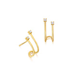 Goldstock Double Hoop Gold Earrings MOD Jewellery