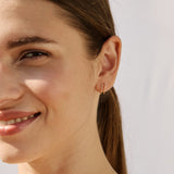 Goldstock Double Hoop Gold Earrings MOD Jewellery