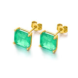 Goldstock Green Love Earrings MOD Jewellery