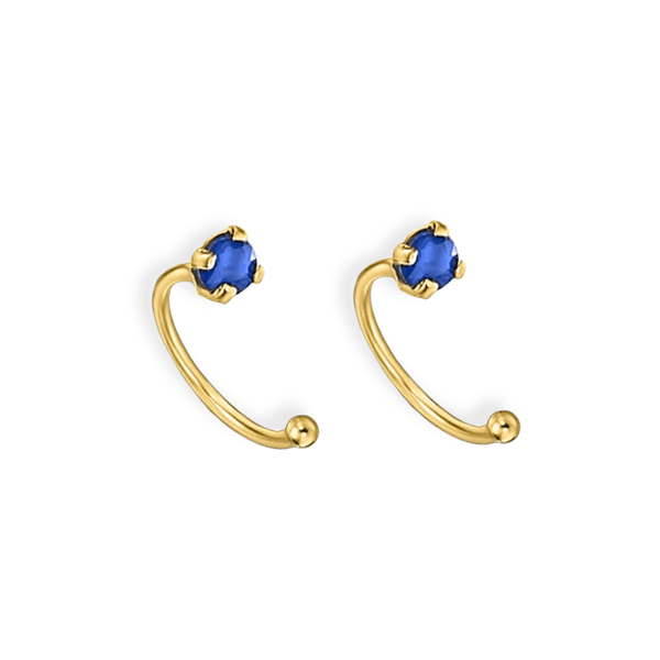 Goldstock Sapphire Gold Earcuff MOD Jewellery