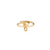 Inês Telles Azura Gold Plated Ring MOD Jewellery - 24k Gold plated silver