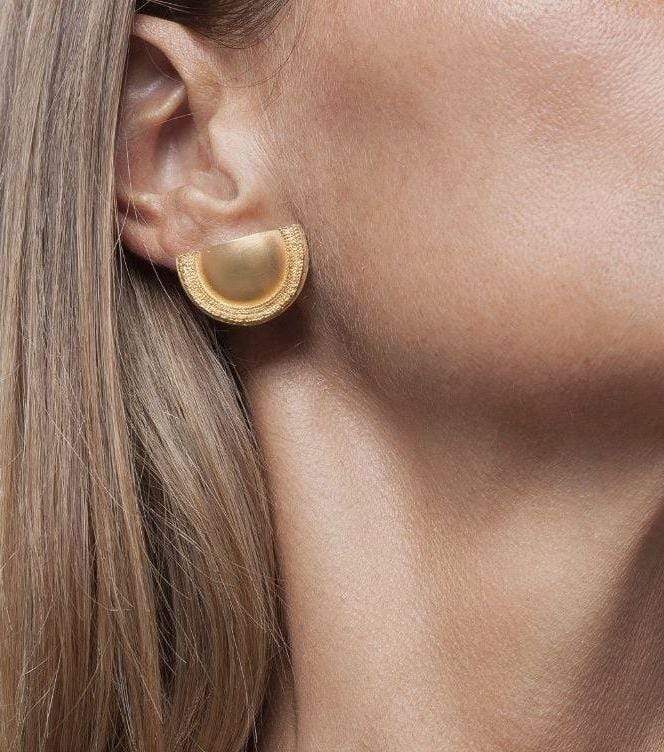 Inês Telles Beltia Gold Plated Earrings MOD Jewellery - 24k Gold plated silver