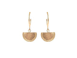 Inês Telles Beltia Gold Plated Hook Earrings MOD Jewellery - 24k Gold plated silver