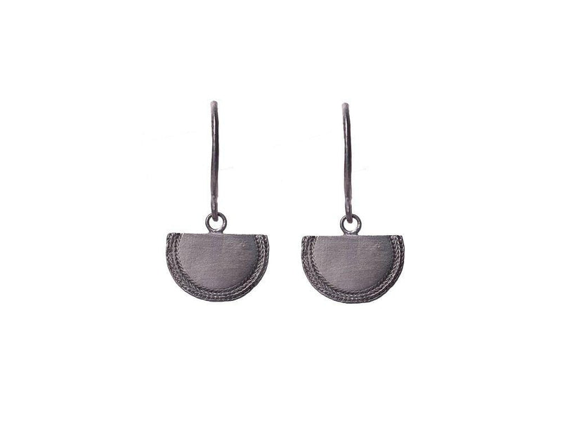 Inês Telles Beltia Hook Earrings MOD Jewellery - Oxidised sterling silver