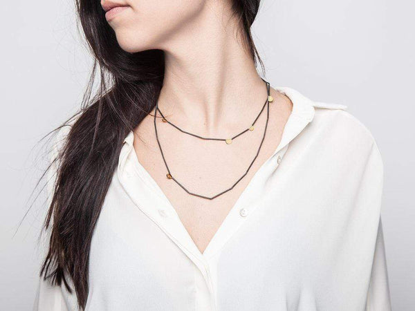 Inês Telles Deli Oxidised Double Necklace MOD Jewellery