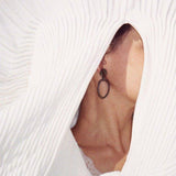 Inês Telles Duoo Earrings MOD Jewellery - Oxidised sterling silver