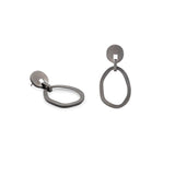Inês Telles Duoo Earrings MOD Jewellery - Oxidised sterling silver
