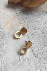 Inês Telles Duoo Earrings MOD Jewellery - 24k Gold plated silver
