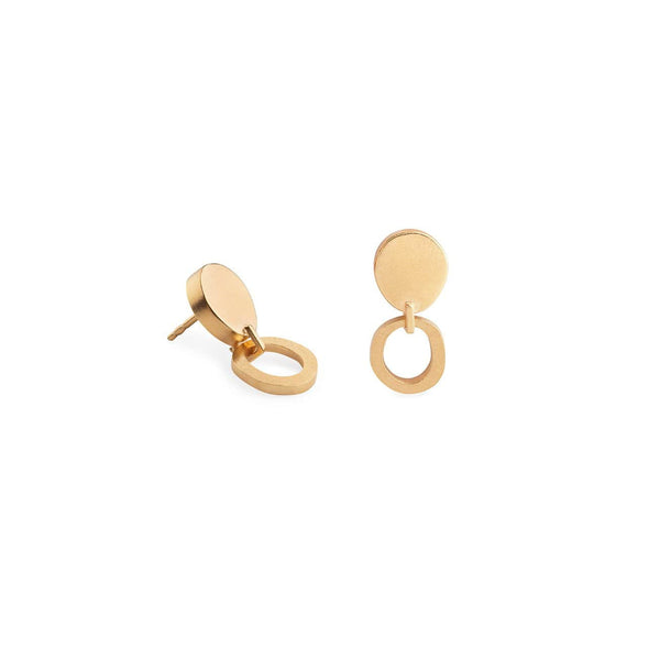 Inês Telles Duoo Earrings MOD Jewellery - 24k Gold plated silver