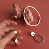Inês Telles Duoo Earrings MOD Jewellery - 24k Gold plated silver