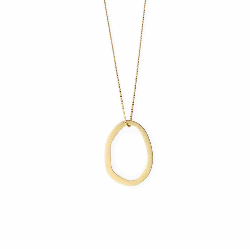 Inês Telles Duoo Necklace with Pendant MOD Jewellery - 24k Gold plated silver