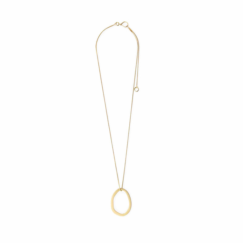 Inês Telles Duoo Necklace with Pendant MOD Jewellery - 24k Gold plated silver