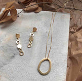 InInês Telles Duoo Necklace with Pendant MOD Jewellery - 24k Gold plated silver