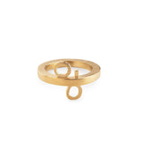 Inês Telles Duoo Silver Ring MOD Jewellery - 24k Gold plated silver