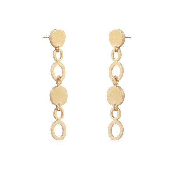 Inês Telles Duoo Earrings MOD Jewellery - 24k Gold plated silver