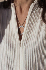 Inês Telles Duoo Necklace with Pendant MOD Jewellery - Oxidised sterling silver