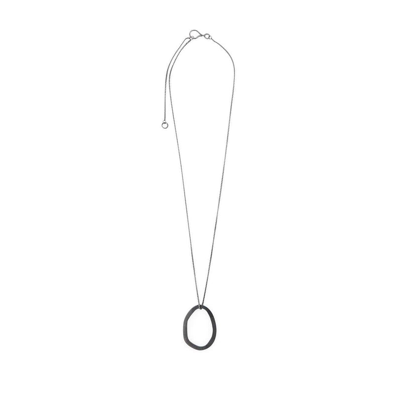 Inês Telles Duoo Necklace with Pendant MOD Jewellery - Oxidised sterling silver