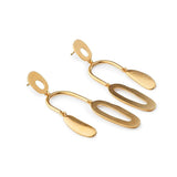 Inês Telles Ellos Statement Earrings MOD Jewellery - 24k Gold plated silver