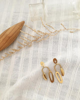 Inês Telles Ellos Statement Earrings MOD Jewellery - 24k Gold plated silver
