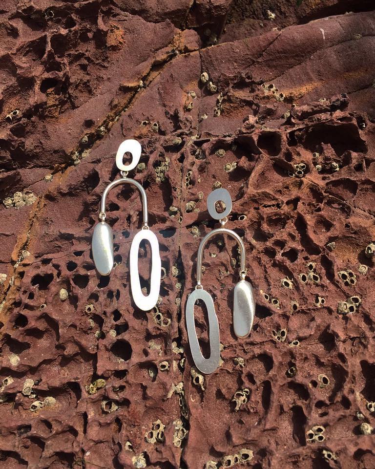 Inês Telles Ellos Statement Earrings MOD Jewellery - Sterling silver