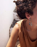 Inês Telles Ellos Statement Earrings MOD Jewellery - Oxidised sterling silver