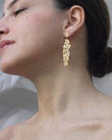 Inês Telles Ilhas Gold Plated Long Earrings MOD Jewellery - 24k Gold plated silver
