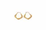 Inês Telles Ilhas Round Silver Earrings MOD Jewellery - 24k Gold plated silver