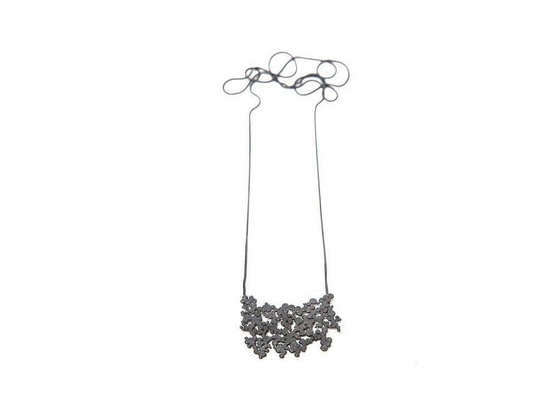 Inês Telles Ilhas Silver Long Necklace MOD Jewellery - Oxidised sterling silver