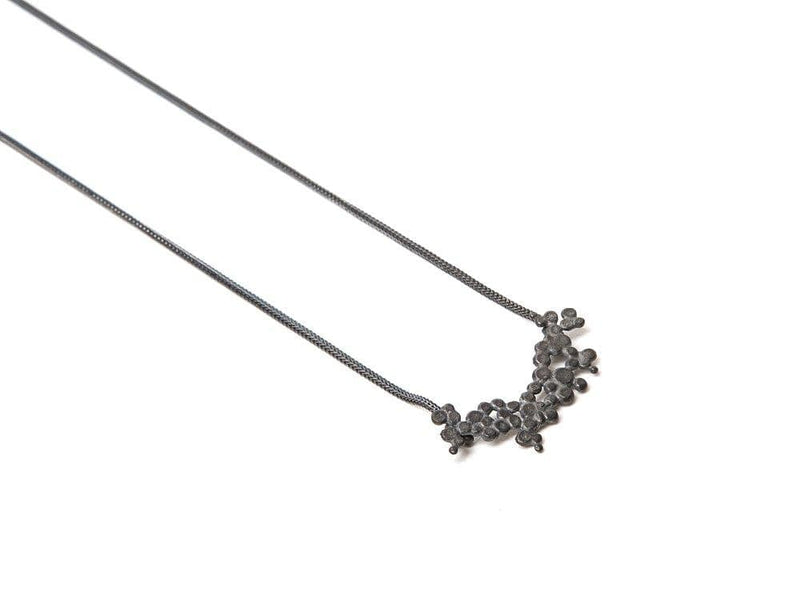 Inês Telles Ilhas Silver Necklace with Pendant MOD Jewellery - Oxidised sterling silver