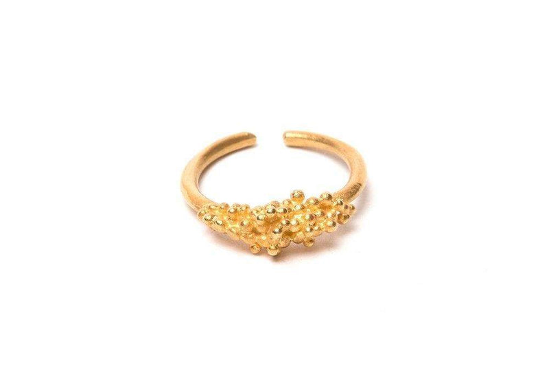 Inês Telles Ilhas Silver Ring MOD Jewellery - 24k Gold plated silver