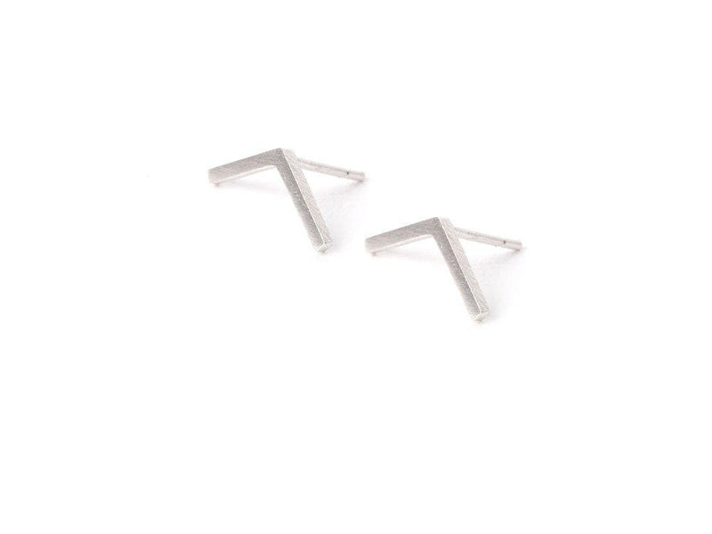 Inês Telles Lineas Angular Silver Earrings MOD Jewellery - Sterling silver