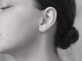 Inês Telles Lineas Angular Silver Earrings MOD Jewellery - Sterling silver