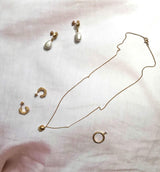 Inês Telles Lorena Silver Hoops MOD Jewellery - 24k Gold plated silver