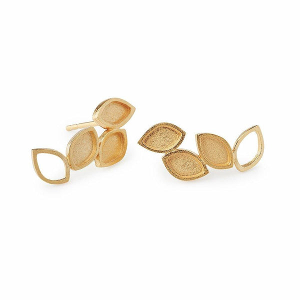 Inês Telles Luzia Silver Earrings MOD Jewellery - 24k Gold plated silver