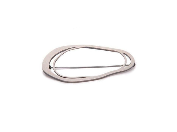 Inês Telles Meatus Silver Brooch MOD Jewellery