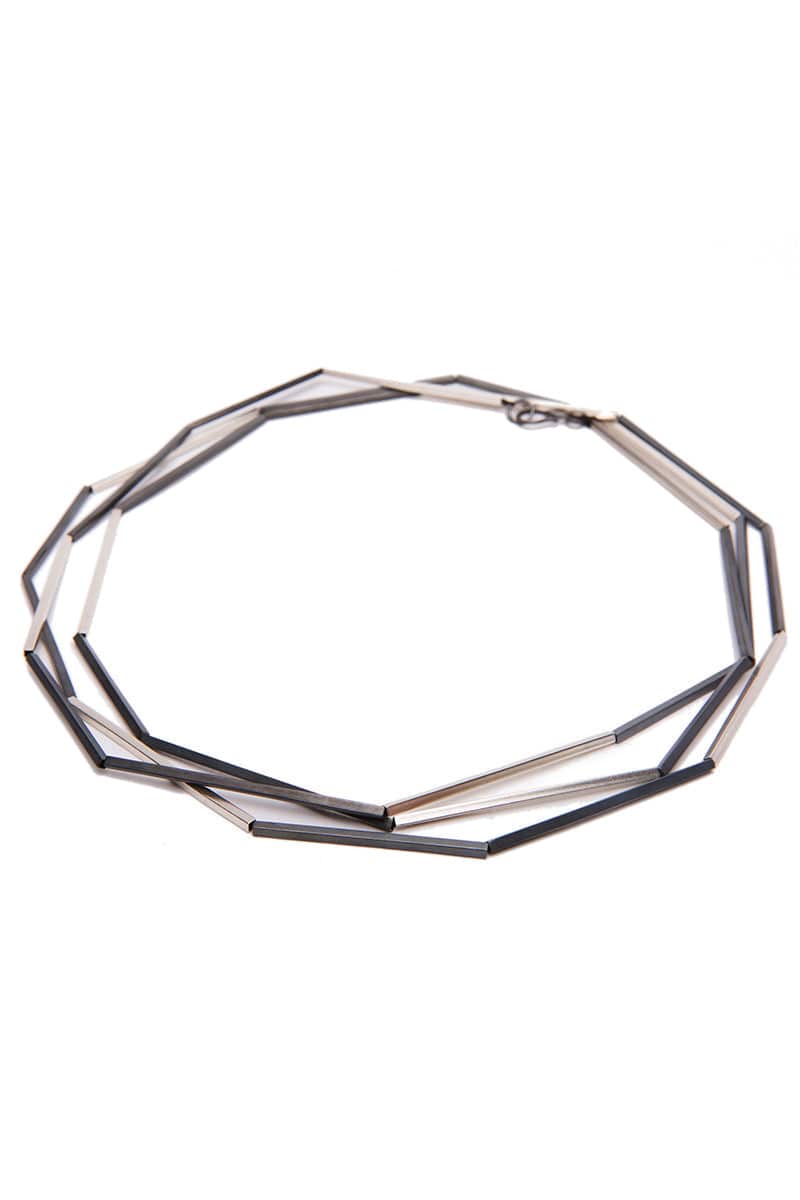 Inês Telles Nova Líneas Long Silver Necklace MOD Jewellery