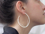 Inês Telles Nova Lineas Silver Hoop Earrings MOD Jewellery - Sterling silver