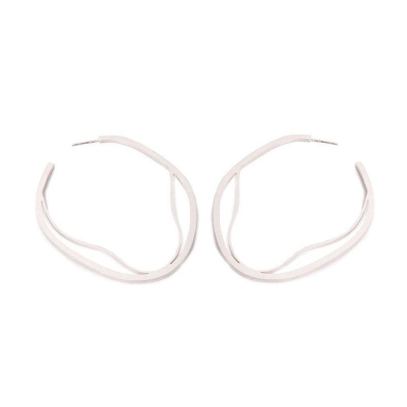 Inês Telles Nova Lineas Silver Hoop Earrings MOD Jewellery - Sterling silver
