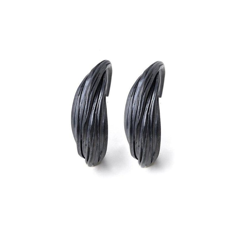Inês Telles Oya Silver Earrings MOD Jewellery - Oxidised sterling silver