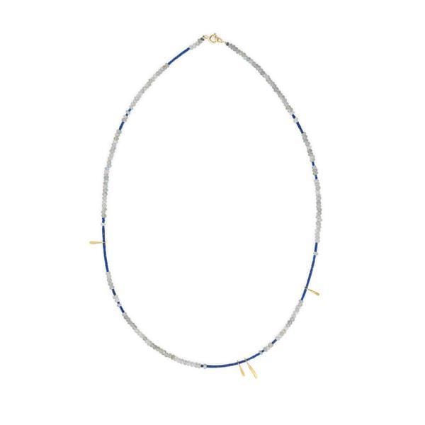 Inês Telles Salma Lapis Lazuli & Labradorite Necklace MOD Jewellery