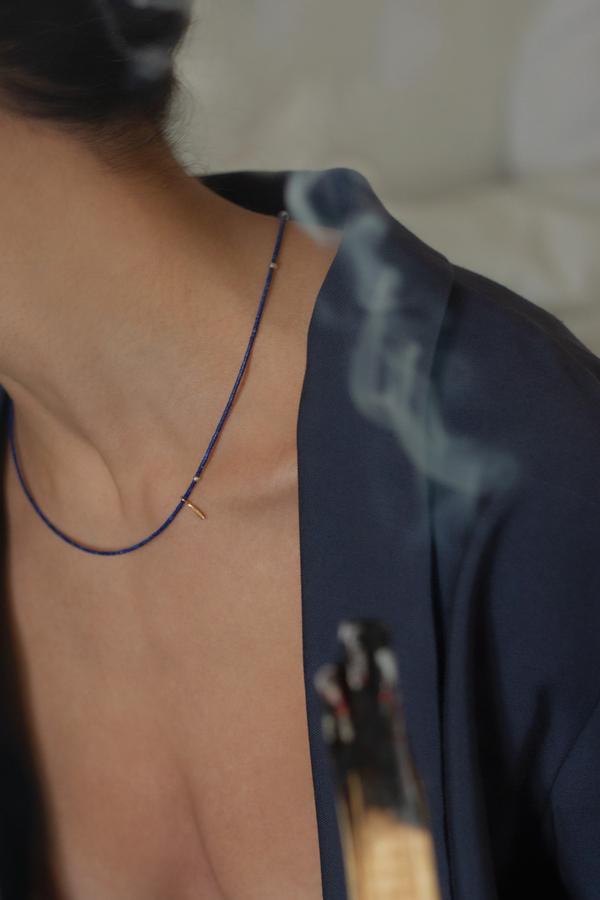 Inês Telles Salma Lapis Lazuli Necklace MOD Jewellery