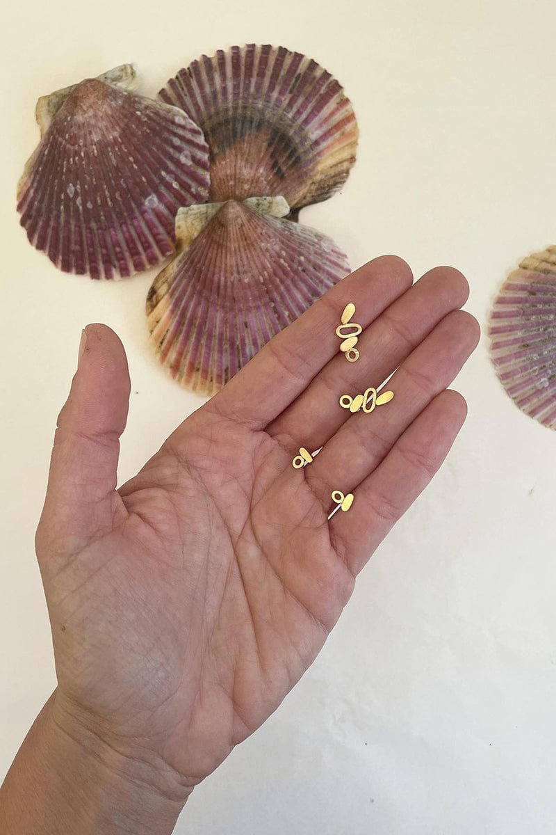 Inês Telles Salma Mini Gold Earrings MOD Jewellery