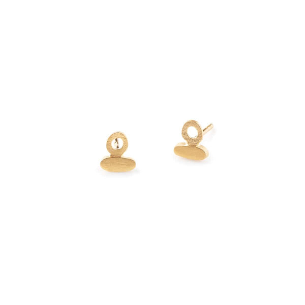 Inês Telles Salma Mini Gold Earrings MOD Jewellery