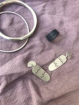 Inês Telles Solar Long Silver Earrings MOD Jewellery - Sterling silver